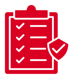 Secure checklist graphic
