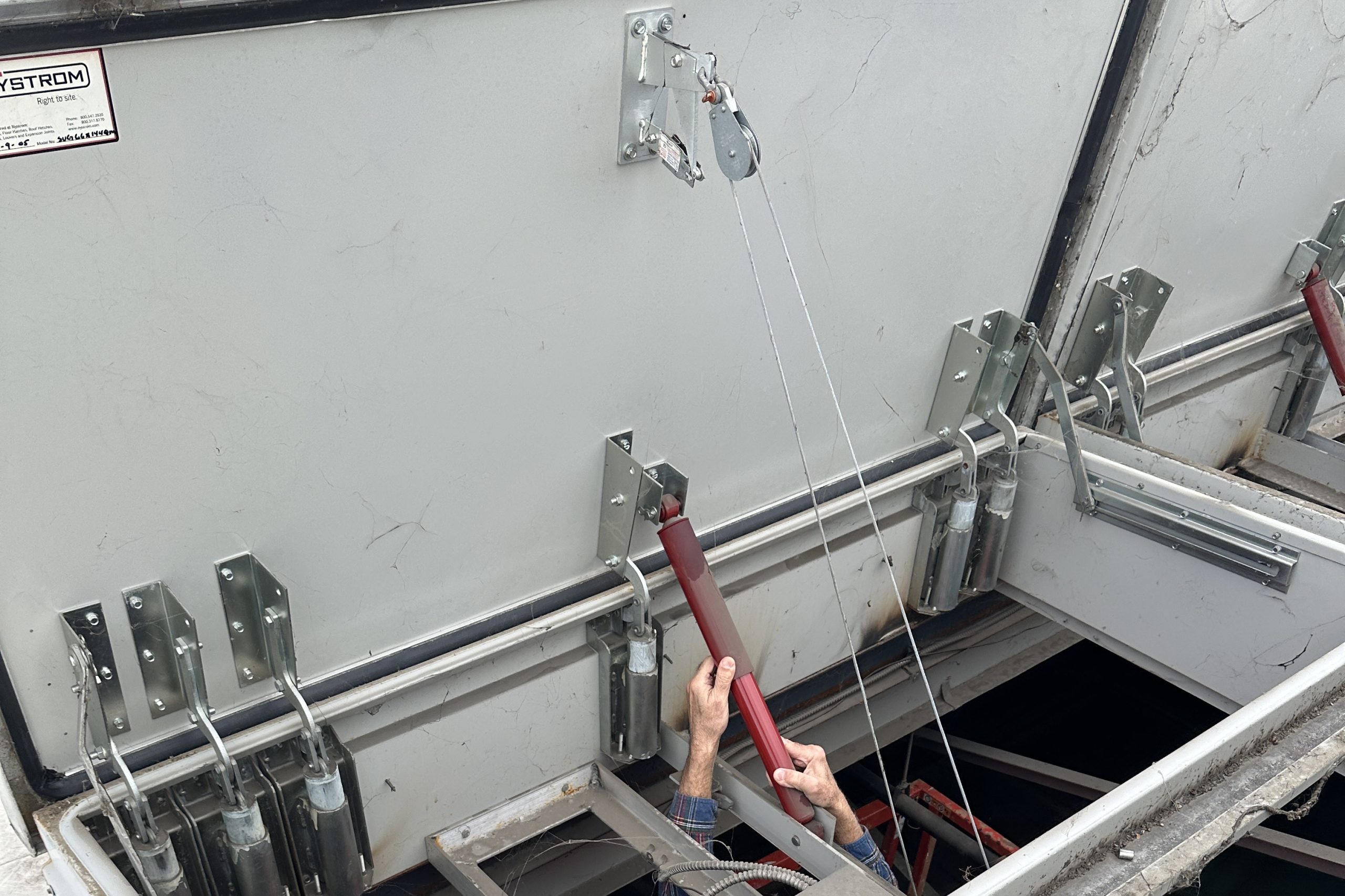 Smoke Vents and Skylights repair testing and certifcation Orange County California